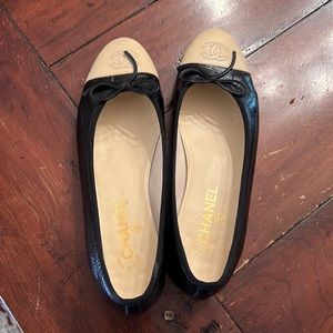 Chanel ballet slipper shoes